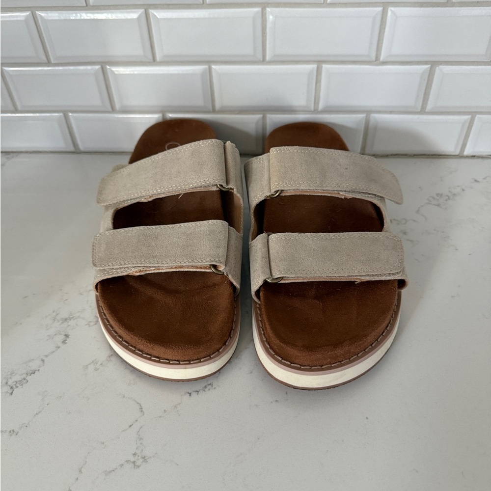 Society Women's Sandals - Beige and Brown - Picture 6 of 10
